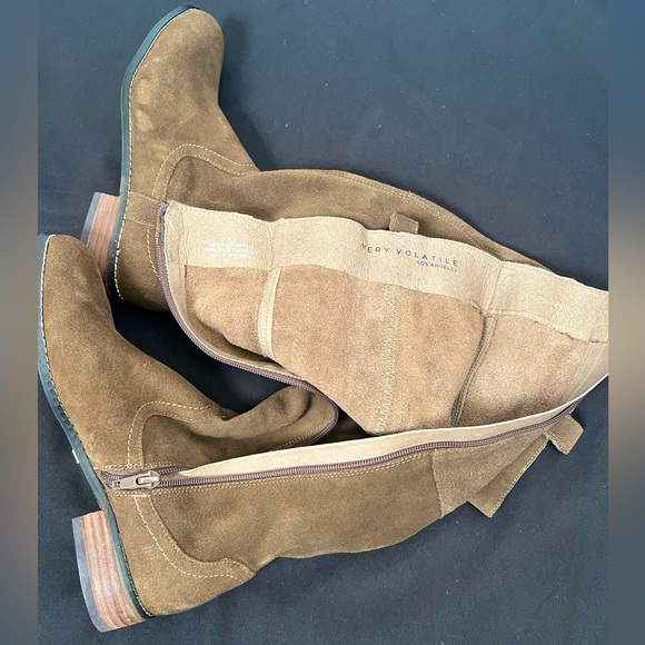 Soft real leather knee high boots - Picture 11 of 13